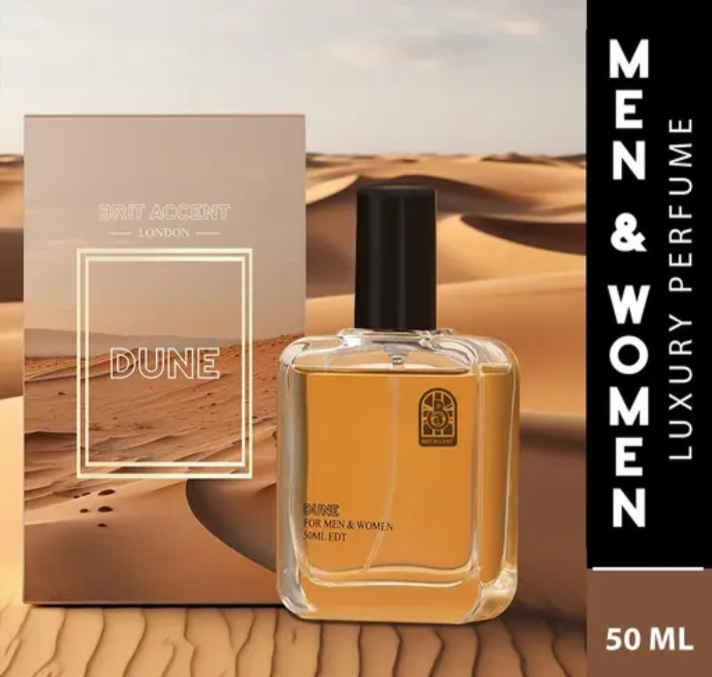 BRIT ACCENT||Dune-Parfum|| Long-Lasting||Premium ingredients|| Eau de Toilette - 50 ml (For Men & Women)